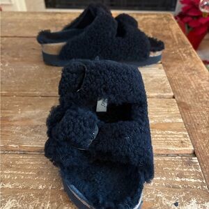 Birkenstock | Arizona Big Buckle Papillio Teddy Black